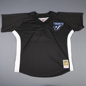 MLB Toronto Blue Jays Roy Halladay 32 Mens 2XL Mitchell Ness Cooperstown Jersey